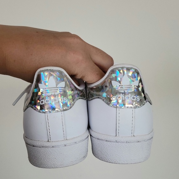 RARE Adidas Superstar J Shell Toe Tennis Sneakers, youth size 4 (women's… - Picture 10 of 15